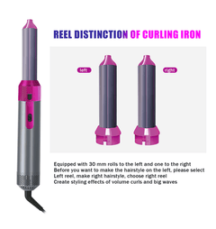 Hot Air Brush 5-in-1 Ceramic Air Wrap Styler
