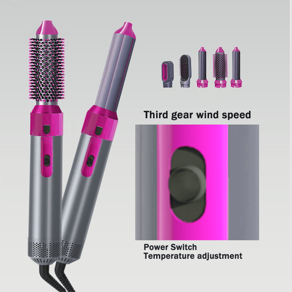 Hot Air Brush 5-in-1 Ceramic Air Wrap Styler