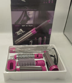 Hot Air Brush 5-in-1 Ceramic Air Wrap Styler